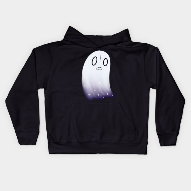 Ghosty Boy Kids Hoodie by Ottedian